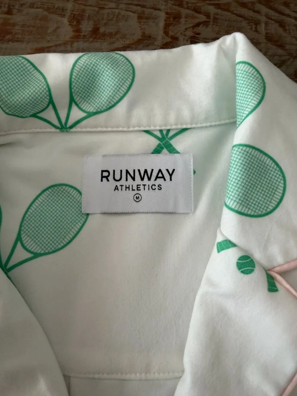 Runway Athletics Tennis PJ Short Set (Med Top / Small Bottom) - Picture 2 of 4